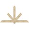 Ekena Millwork Kennewick Rough Sawn Timber Gable Bracket, Douglas Fir, 84"W x 49"H x 6"D x 6"F, 14/12 Pitch GBW084X49X0606KEN00RDF - alternate 1
